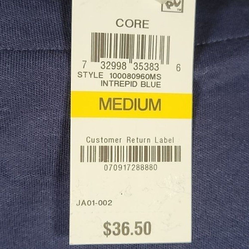 Karen Scott Printed Scalloped Cotton Top Sz M - Picture 9 of 11